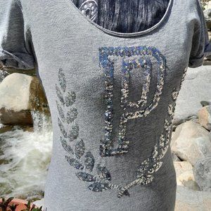 NWT PINK Victoria's Secret Sequins T-Shirt